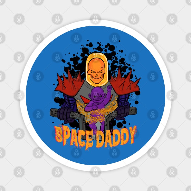 Space Daddy Magnet by ChangoATX